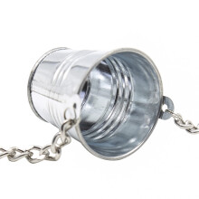 Metal Bondage Nipple Clamps With Chain And Weight Bucket, Nipple Stretcher, Clitoris Labia Breast Clip, SM Toy For Women