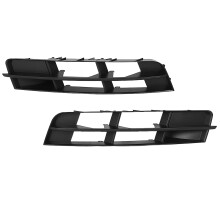 Eftermarkedsudskiftning af kofangergrill til Audi Q7 2010-2015 Facelift, direkte montering af tekstureret sort forreste nederste grill, OEM