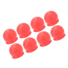 8 Stück 50mm Rote RV LKW Anhänger Kupplungskugel Abdeckhaube Weiches PVC Schutz