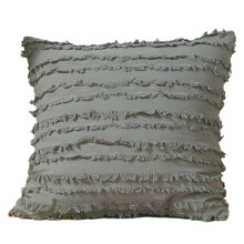 Stripe Jacquard Fabric Couch Pillow Covers, Soft & Comfortable Material For Coral Red Square Couch And Christmas Red Pillow Case, Set Of 2, Inserts No