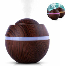 Umidificatore a ultrasuoni portatile, diffusore di aromaterapia silenzioso per ufficio o camera da letto, luce notturna a LED colorata, alette con