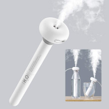 Mini humidificateur silencieux pour voiture, chambre, bureau, voyages, économique en énergie et commande à un seul bouton