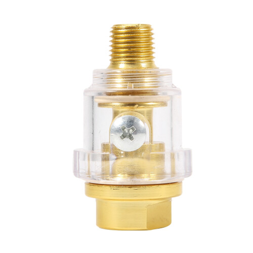 1/4-Zoll NPT Inline-Öler Kupfer-Gold Kapazität: Mini 1