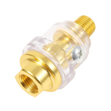 1/4-Zoll NPT Inline-Öler Kupfer-Gold Kapazität: Mini