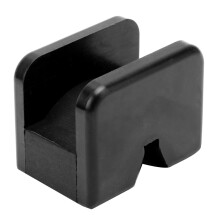 Frame Rail Protector Rubber Jack Pad, Durable And Safety Universal Rubber Slotted Heavy Duty Rubber Material Prevent Bending Or Scratching Sturdy