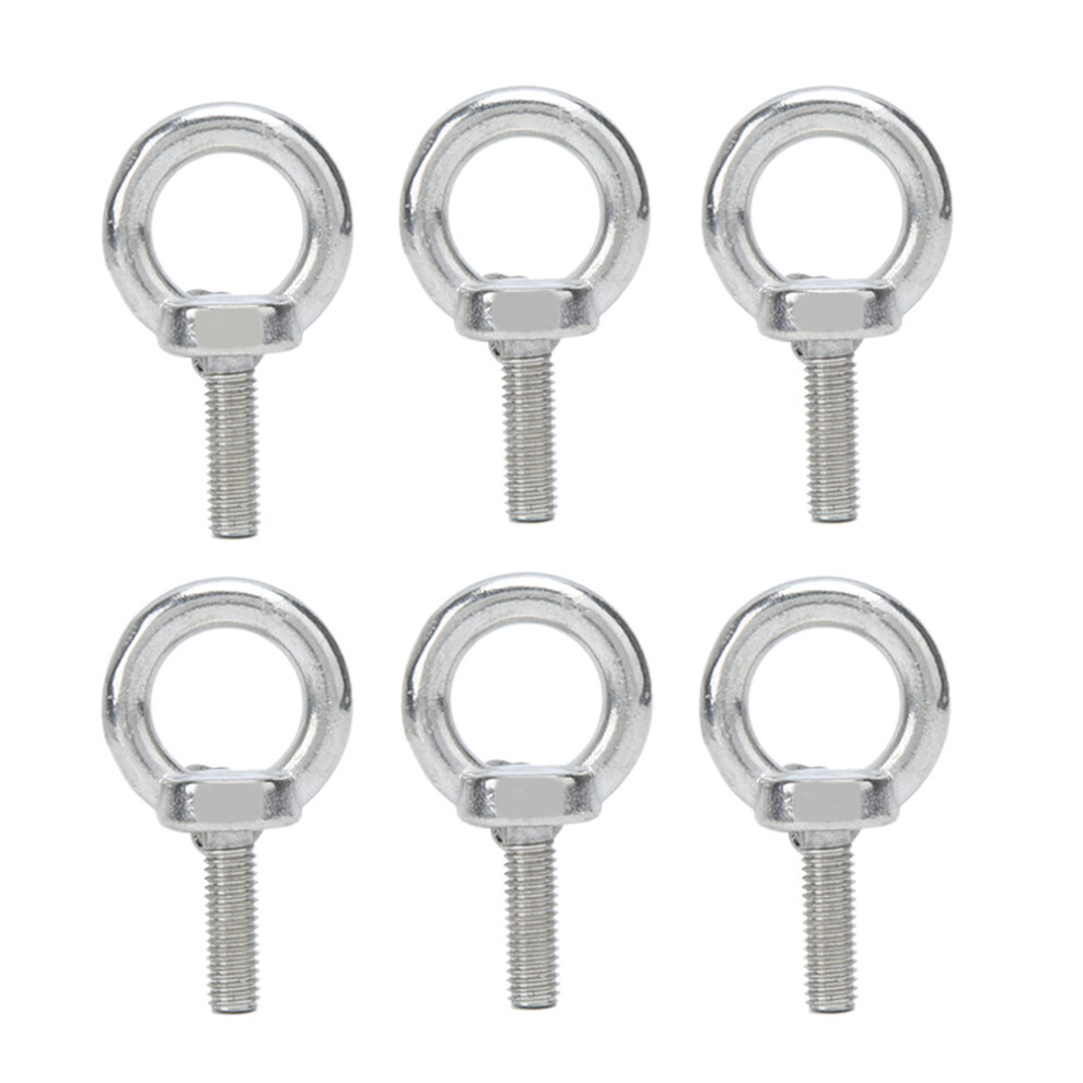 Threaded Eyebolts Heavy Duty Lifting Ring Exceptional Strength Stainless Steel Precision Design Rigging Anchoring Marine Grade Durability For Tough 9365494977827