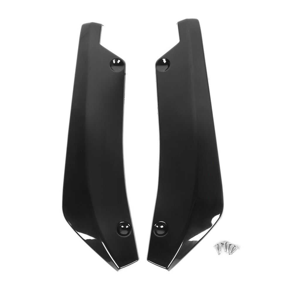 Car Rear Bumper Lip Spoiler Canard Diffuser Racing Style Enhancement Uni Fitment Shock Absorption Scratch Protect High-Quality Abs Mat Decorative 9190834438672