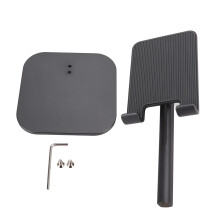Justerbart telefonstativ for skrivebord Ergonomisk design Høydejusterbar holder i aluminiumslegering med stabil base og kabelhåndtering Kompatibel