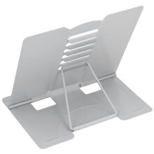 Verstellbarer Eisen-Buchstützständer, klappbar, Beige, 22x20cm