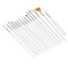 DIY Fondant Sugar Craft 15Pcs Brush Set - Soft Bristles and Easy Grip