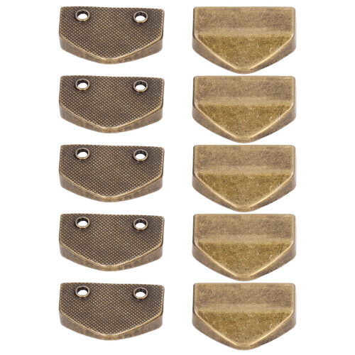 10 Sets Reißverschlussstopper, glänzendes 2