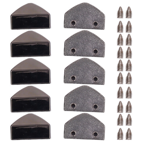 10 Sets Reißverschlussstopper, glänzendes 1