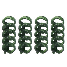 20 Stück grüne Plastik-Binderinge, 11 mm, hält 60 Blatt, Bürobedarf