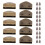 10 Sets Reißverschlussstopper, glänzendes 2