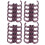 Crystal Binding Spines Transparent Plastic Loose Leaf Binding Strip Adjustable Binding Thickness Snap Split Binder Rings Non Blocking Hand For 3
