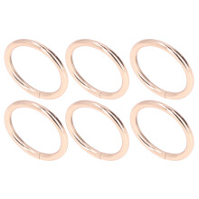 20Pcs Metal O Rings 4x32mm Iron Durable Bag & Clothing Accessories