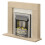 Adam Adam Malmo Electric Fireplace Suite Oak with Helios Electric Fire, 2000 Watt 6