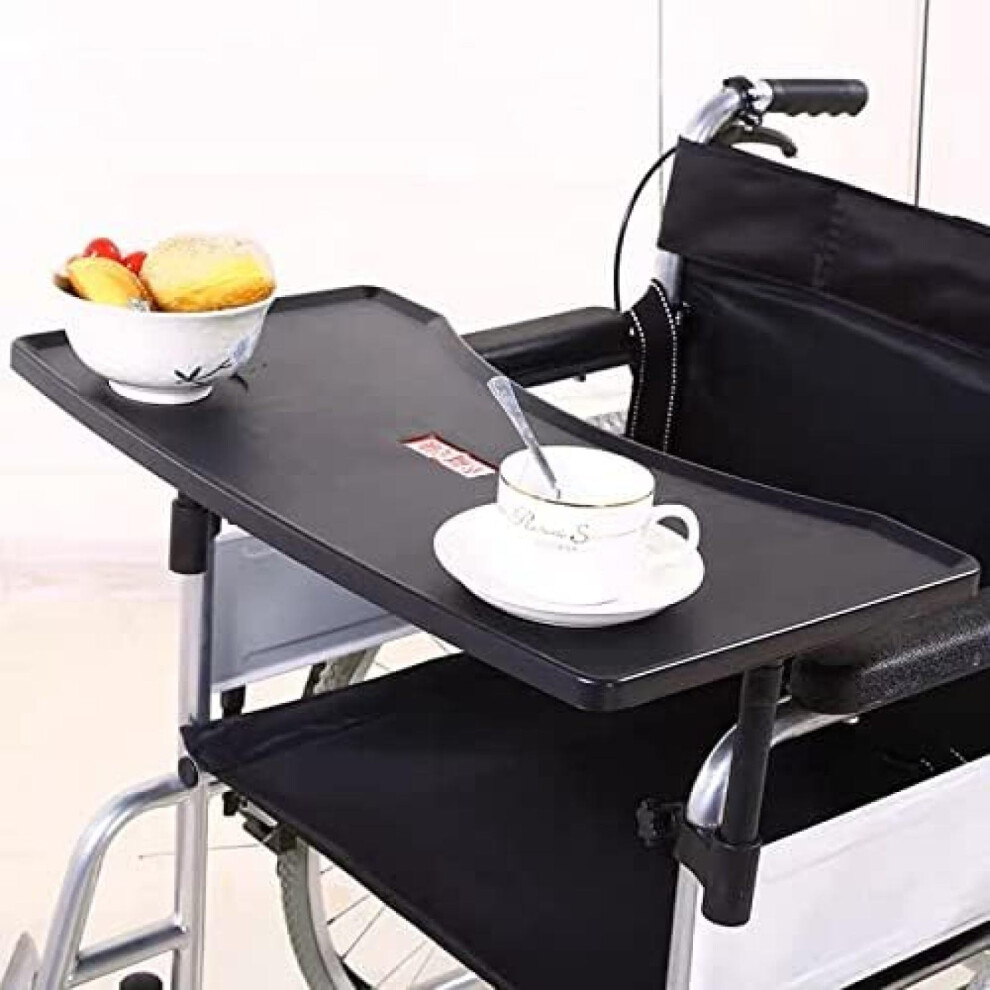 Removable Wheelchair Tray Table Detachable Lap Tray Cup Holder For Eating Reading And Resting