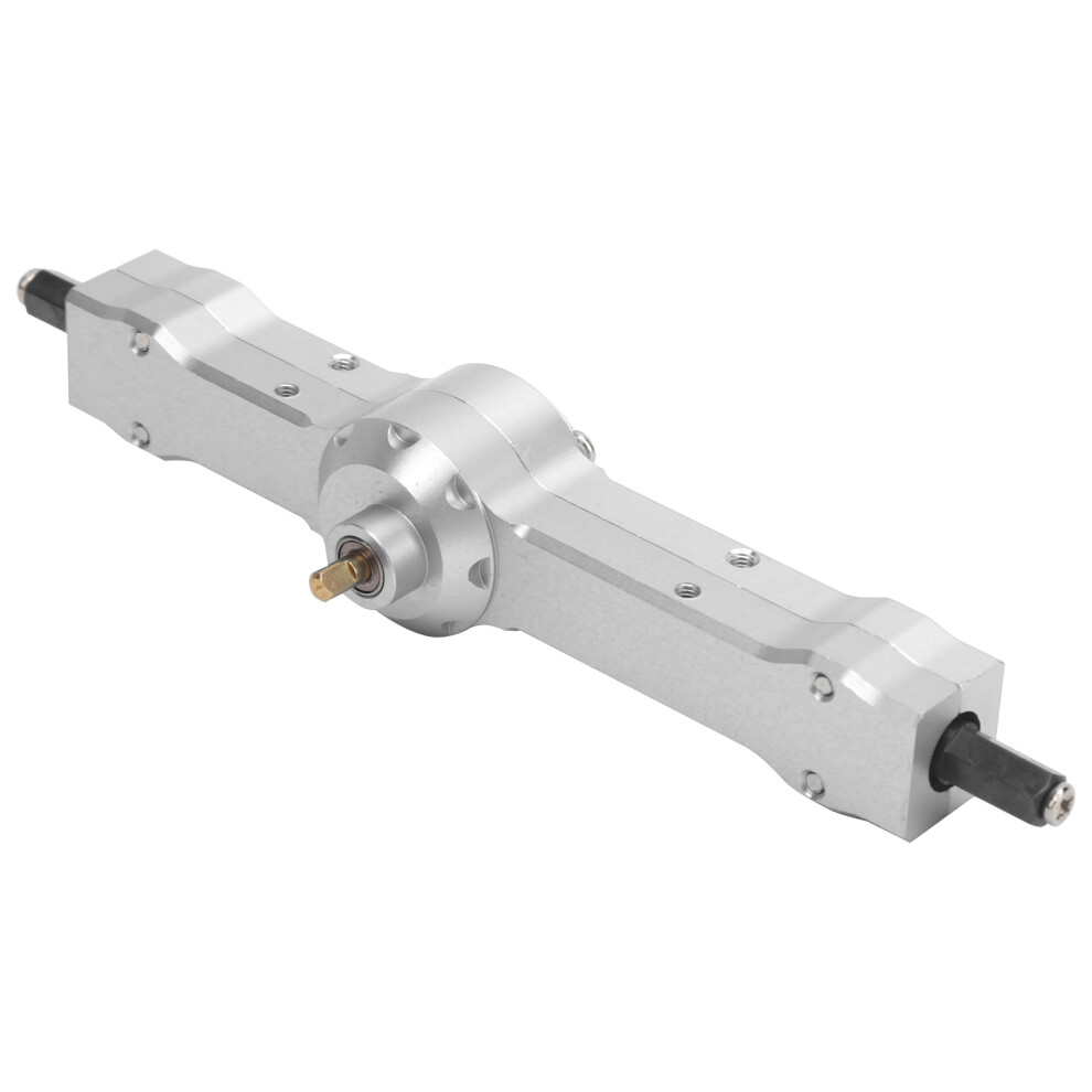 127Mm Aluminum Alloy Rear Axle Assembly For Wpl D12 Rc Truck, Silver 7671379171320