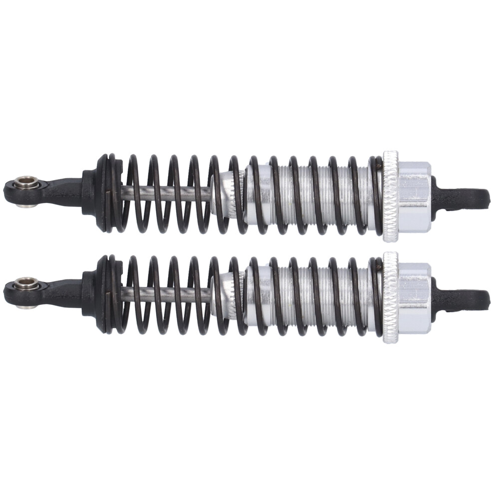 2Pcs 80Mm Aluminium Rc Shock Absorbers For 2Wd Slash Car Silver 4271378539836