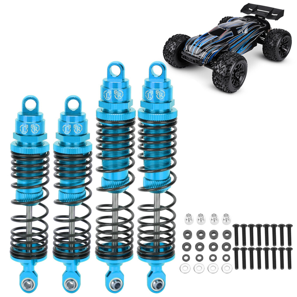 4Pcs Metal Rc Shock Absorbers For 1/10 Slash Cars, Blue 8481378787151