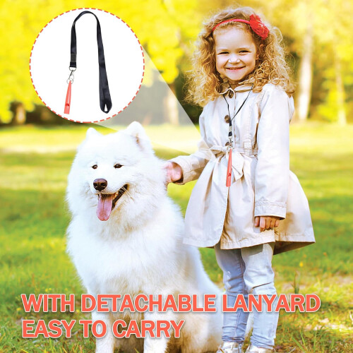 Dog Whistle 211.5 with Straps, ABS Material, Standardized Frequency, Loud, Long Training Whistle 2