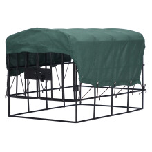 RC Car Iron Cage Cover for WPL D12, Black, 210x145x140mm