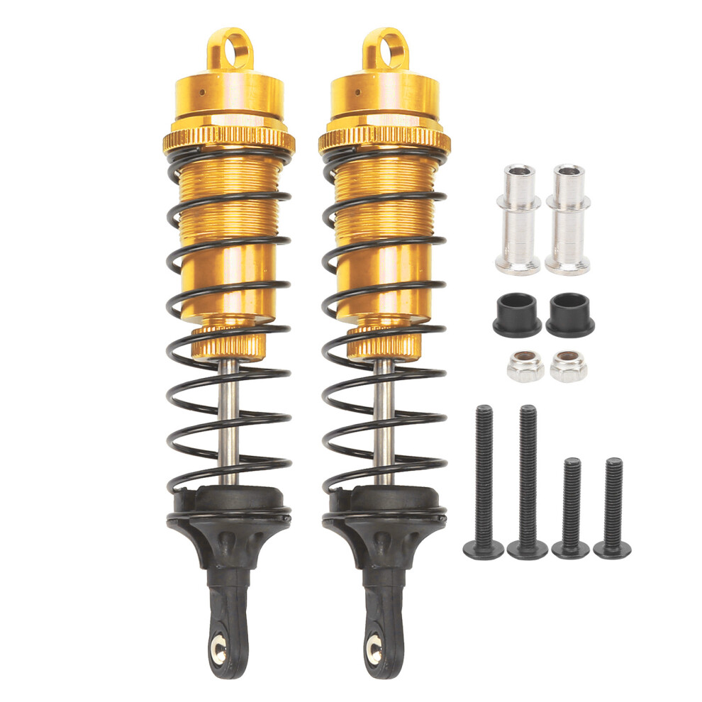 Aluminum Shock Absorber For Rc Car Suspension System, Oil Filled Adjustable Tension Smooth Damping Shock Absorber Spring Damper, Durable Construction 9463374861089