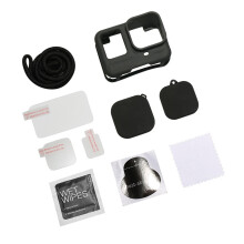 Clear Glass Screen Film Guard Lens Shield For Camera With Silicone Sleeve Easy Installation