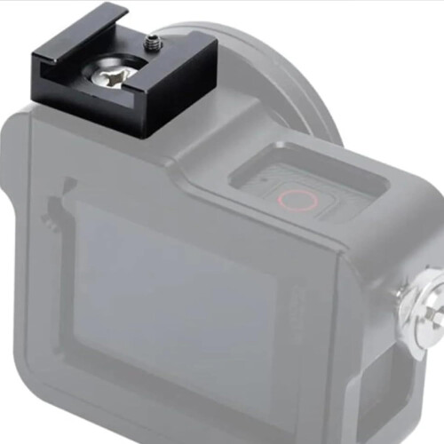 Cold Shoe Flashing Adapter With 1/4Inch Screw Base Video Light Mount Bracket 1