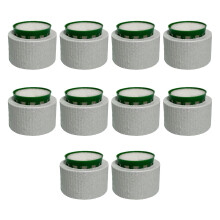 Aquarium Water Plant Weights 10 Pcs With Basket And Cotton Fillers Ceramic Rings For Decoration Aquarium Rings