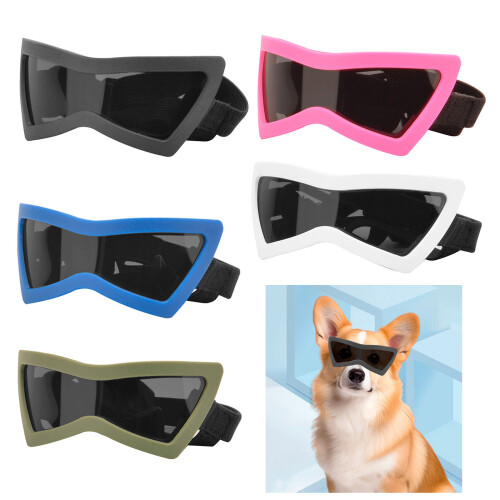 Dog Glasses Permanent PC Lens Modifiable Headpiece For-Green 2