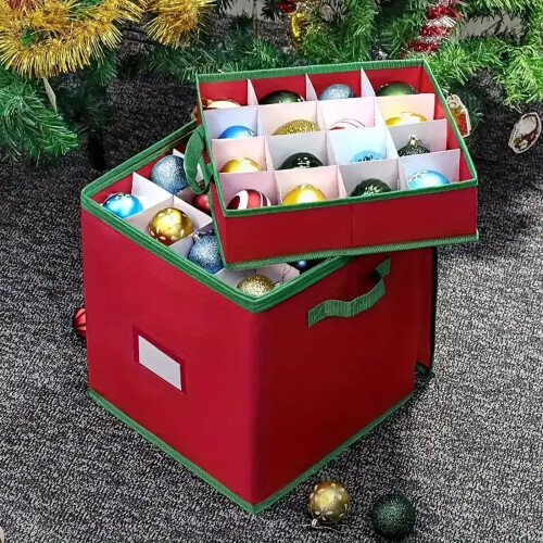 Foldable 64 Grids Storage Box Nonwoven Fabric Construction Ideal 1