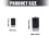 Thin Recyclable Plastic Planner Box Battery Themed Decorative-M 3