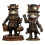 Steampunk Inventor Cats Sculpture-Cat Statue B Ornaments 6