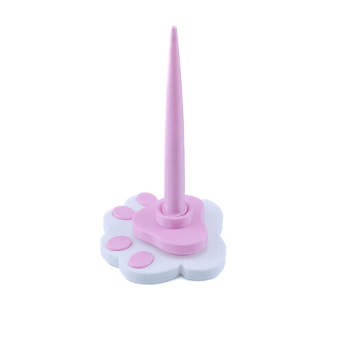 Rotating Yarn Dispenser Thread Spool Holder Stand for-White