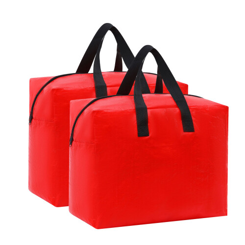 PE Christmas Tree Storage Bag Waterproof Designs for-Red