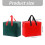 Christmas Storage Bag PE Materials Waterproof Holiday-Green 4