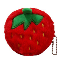 Adorable Fruit Designs Coin Organizers Plush-strawberry.