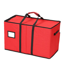 Figurine Storage Box for Christmas Decorations Oxfords Fabric