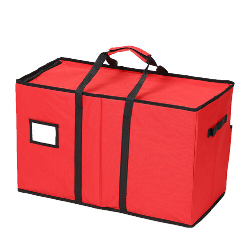 Figurine Storage Box for Christmas Decorations Oxfords Fabric