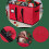 Figurine Storage Box for Christmas Decorations Oxfords Fabric 7