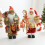 Weihnachtsmann-Regaldekoration, rote Weihnachtsstatue,-1 2