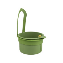 Sturdy Plastic Sink Bag Featuring Lock Technology-Green