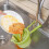 Sturdy Plastic Sink Bag Featuring Lock Technology-Green 5