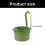 Sturdy Plastic Sink Bag Featuring Lock Technology-Green 3