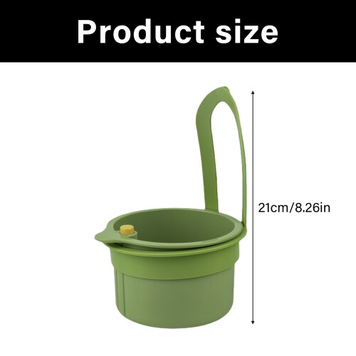 Sturdy Plastic Sink Bag Featuring Lock Technology-Green 2