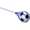 Soccer Football Kick Trainer Foldable Juggling Net Blue 5