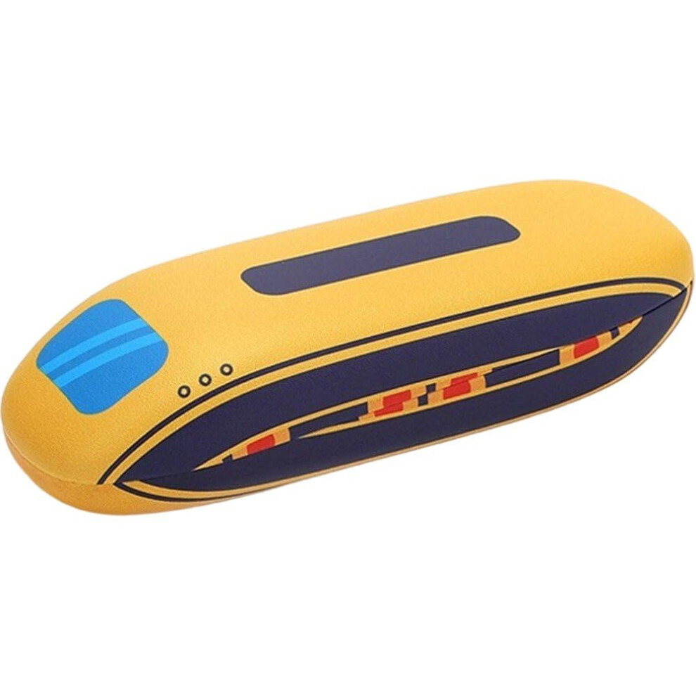 Yellow Brillenetui For Kids, Sunglasses Case, Hard Shell, Cute Eyeglass Cases For Girls And Boys, Lightweight And,
