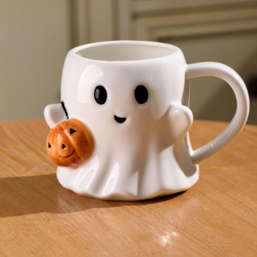 Capricious Halloween Specters Coffee Cup 600ml Durable Ceramic 1